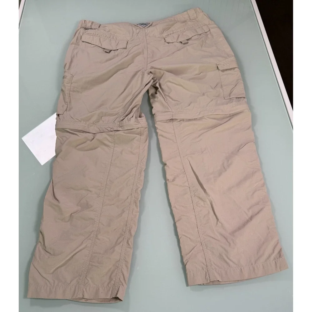 Columbia PFG Convertable Pants Mens 38x30 Khaki Straight Fit‎ DadCore